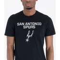 tricka-kratky-rukav-cierna-san-antonio-spurs-nba-new-era