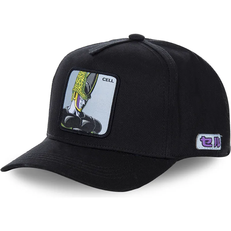 siltovka-zaoblena-cierna-snapback-celc-cell-dragon-ball-capslab