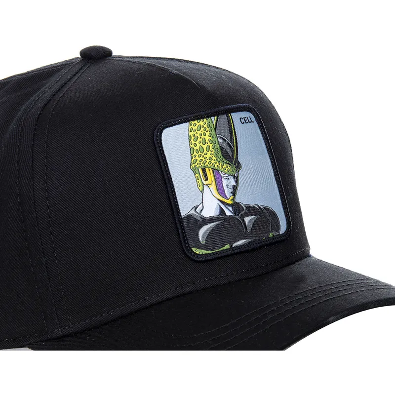 siltovka-zaoblena-cierna-snapback-celc-cell-dragon-ball-capslab