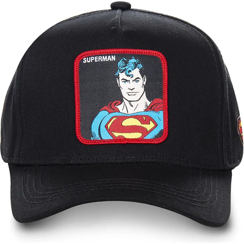 siltovka-zaoblena-cierna-snapback-clasico-sup4-superman-dc-comics-capslab