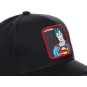 siltovka-zaoblena-cierna-snapback-clasico-sup4-superman-dc-comics-capslab