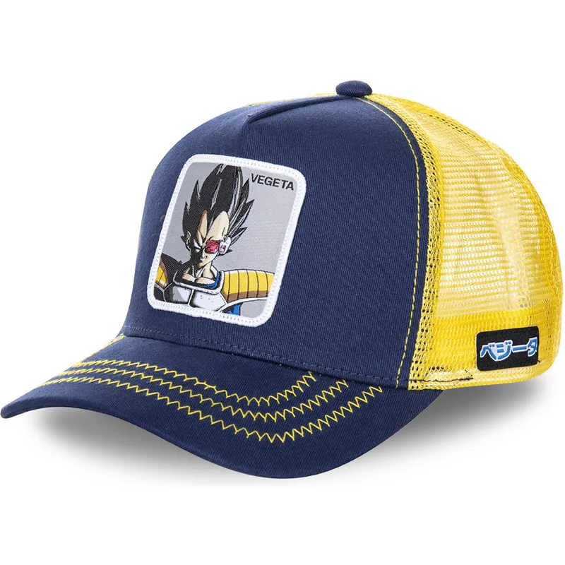 siltovka-zaoblena-tmavomodra-snapback-veg-vegeta-dragon-ball-capslab
