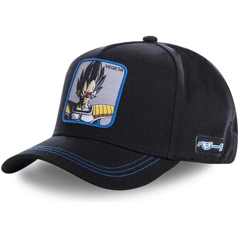siltovka-zaoblena-cierna-snapback-vegc-vegeta-dragon-ball-capslab