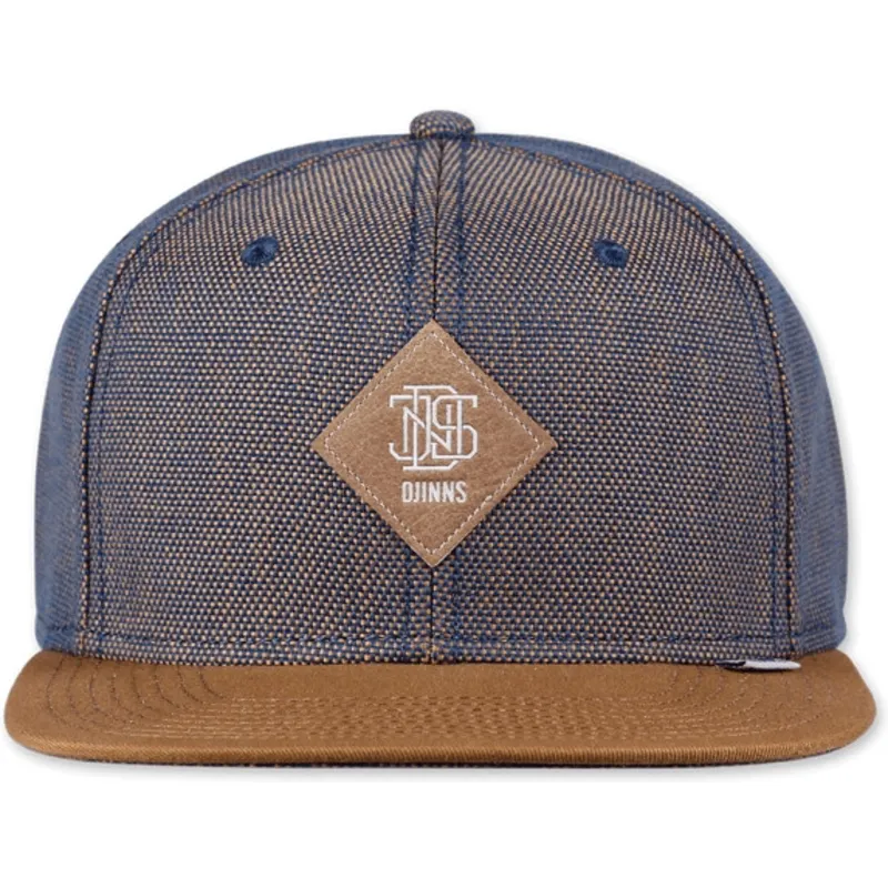 siltovka-6-panelova-modra-snapback-2tone-oxford-djinns