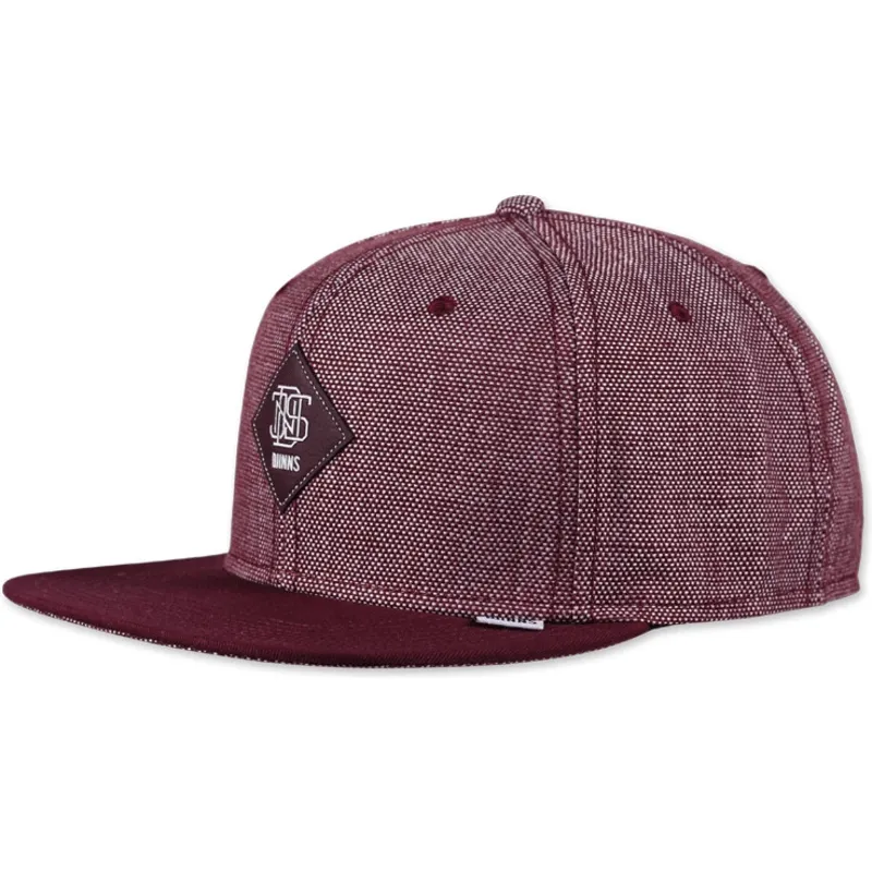 siltovka-6-panelova-cervena-snapback-2tone-oxford-djinns