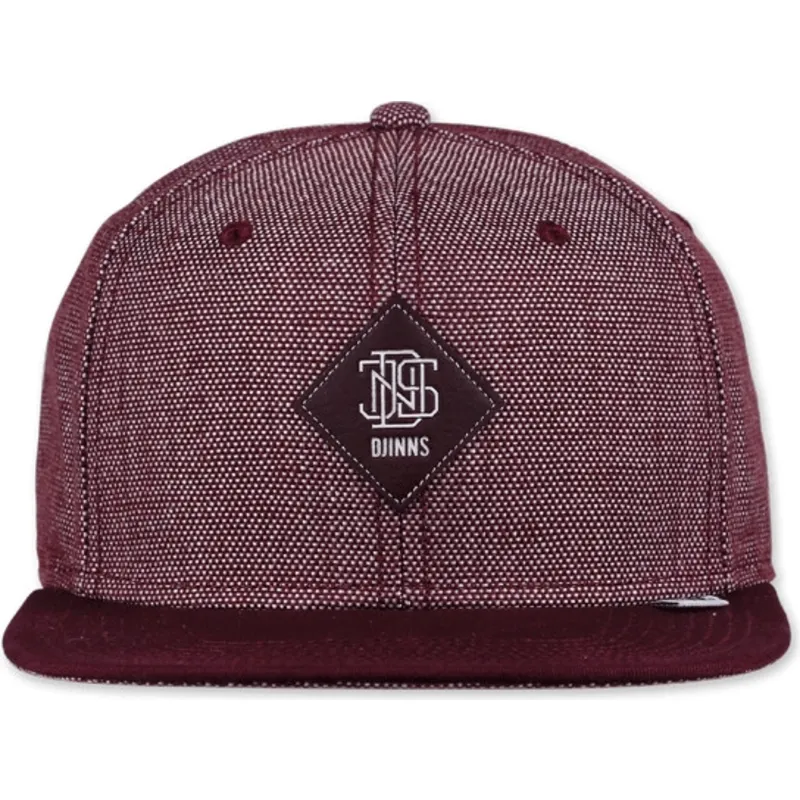 siltovka-6-panelova-cervena-snapback-2tone-oxford-djinns