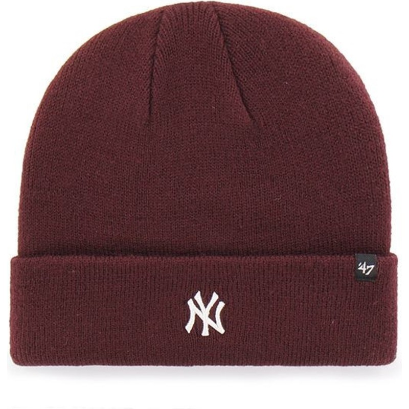 47-brand-new-york-yankees-mlb-cuff-knit-centerfield-beanie-mutze-braun