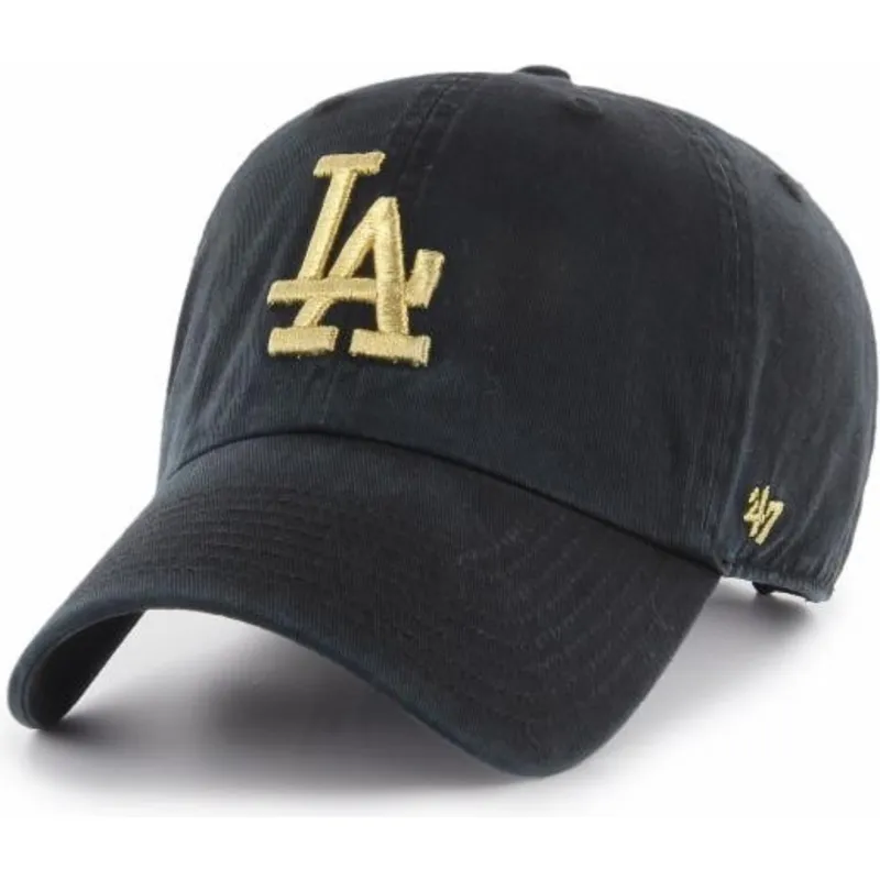 siltovka-zaoblena-cierna-nastavitelny-oro-los-angeles-dodgers-mlb-47-brand
