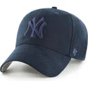 cap-zaoblena-navy-blue-adjustable-strap-new-york-yankees-mlb-47-brand