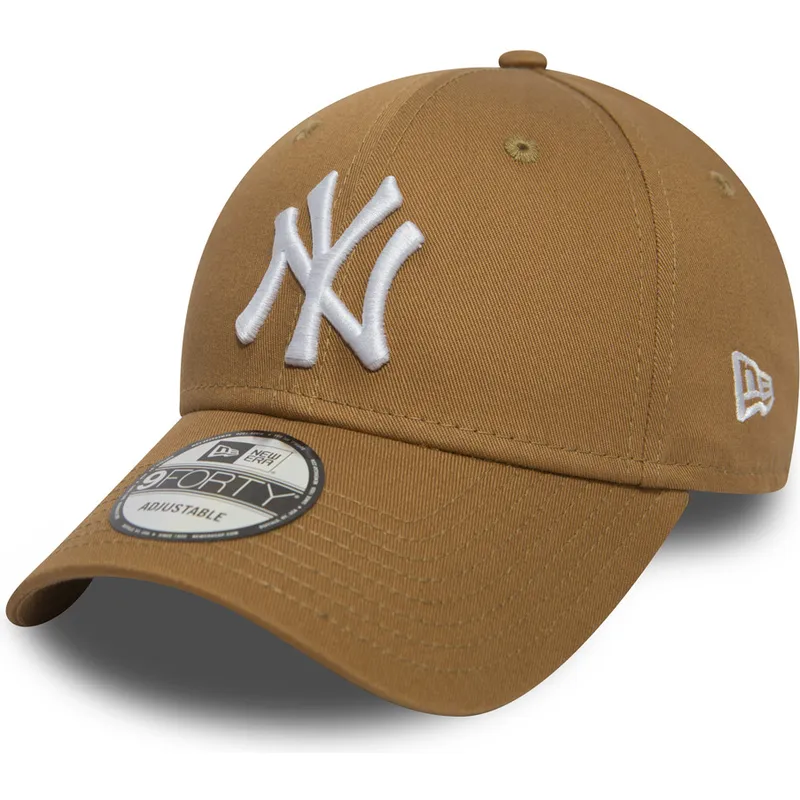 siltovka-zaoblena-hneda-nastavitelny-9forty-essential-new-york-yankees-mlb-new-era