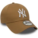 siltovka-zaoblena-hneda-nastavitelny-9forty-essential-new-york-yankees-mlb-new-era