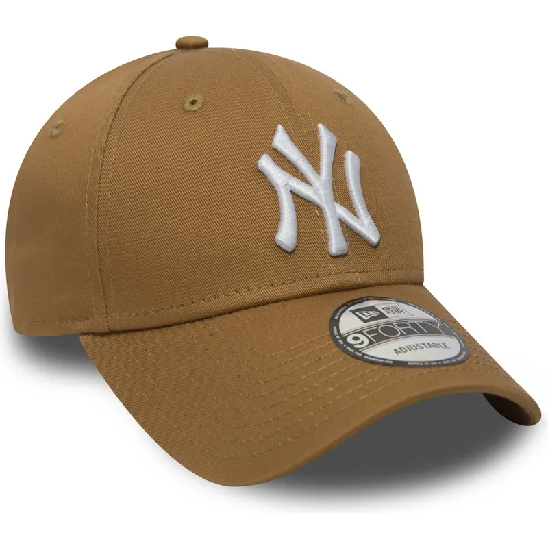 siltovka-zaoblena-hneda-nastavitelny-9forty-essential-new-york-yankees-mlb-new-era
