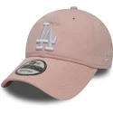 siltovka-zaoblena-ruzova-nastavitelny-9twenty-essential-packable-los-angeles-dodgers-mlb-new-era