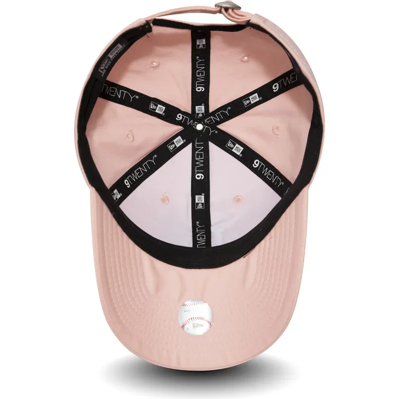 siltovka-zaoblena-ruzova-nastavitelny-9twenty-essential-packable-los-angeles-dodgers-mlb-new-era