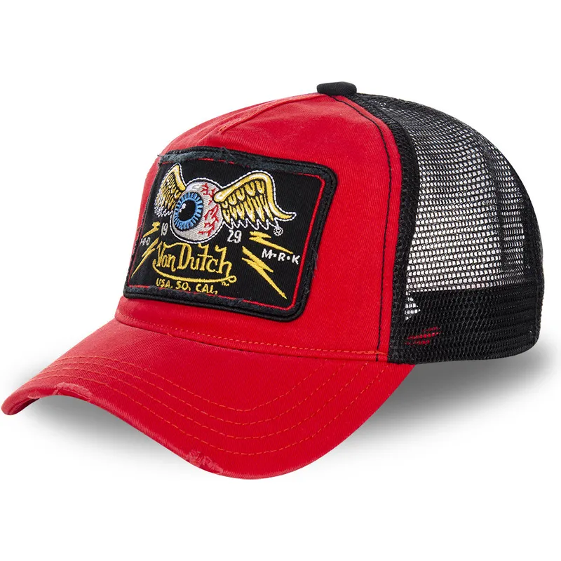 siltovka-zaoblena-cervena-snapback-truck05-von-dutch