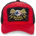 siltovka-zaoblena-cervena-snapback-truck05-von-dutch