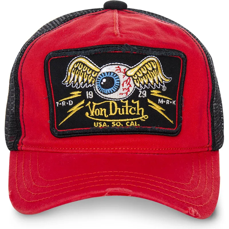 siltovka-zaoblena-cervena-snapback-truck05-von-dutch