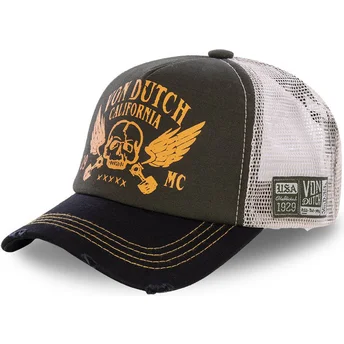 Cap zaoblená brown snapback Von Dutch