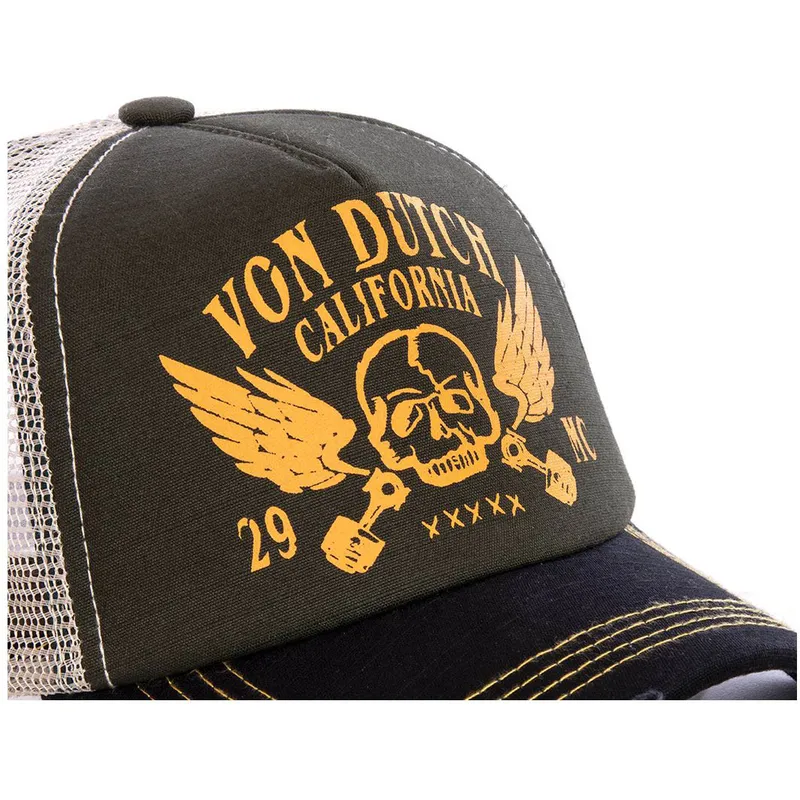 trucker-cap-braun-und-schwarz-crew5-von-von-dutch
