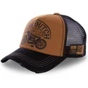 siltovka-zaoblena-hneda-snapback-crew6-von-dutch