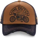 siltovka-zaoblena-hneda-snapback-crew6-von-dutch