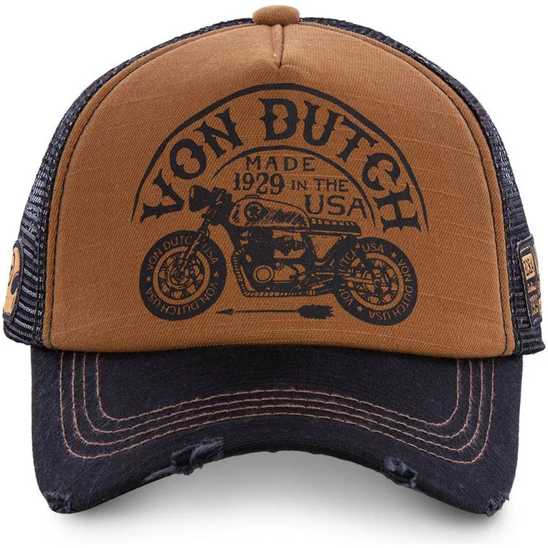 siltovka-zaoblena-hneda-snapback-crew6-von-dutch