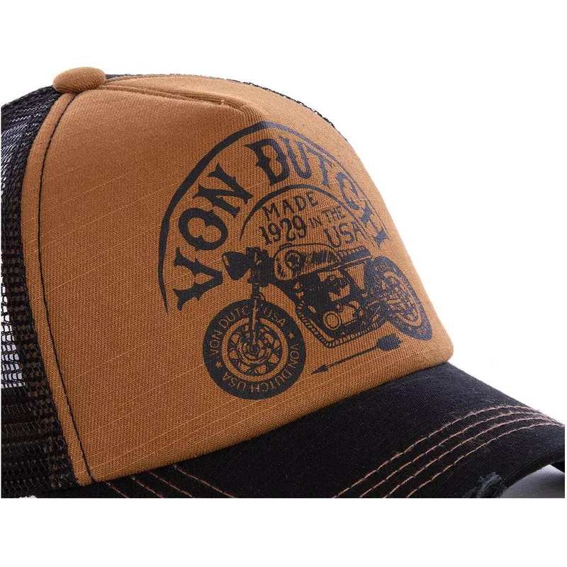 siltovka-zaoblena-hneda-snapback-crew6-von-dutch