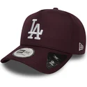 los-angeles-dodgers-mlb-new-era-ripstop-a-frame-snapback-kappe-in-weinrot