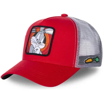 Šiltovka zaoblená červená snapback BUG1 Bugs Bunny Looney Tunes Capslab