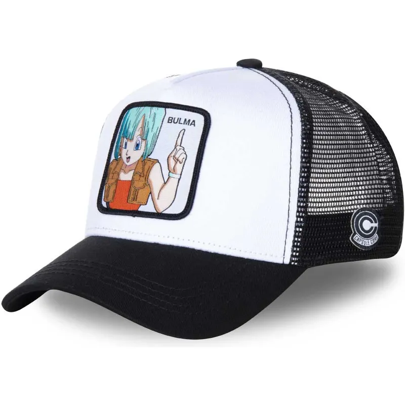 siltovka-zaoblena-biely-snapback-bul3-bulma-dragon-ball-capslab siltovka-zaoblena-biely-snapback-bul3-bulma-dragon-ball-capslab