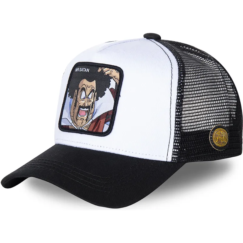 siltovka-zaoblena-biely-snapback-sat1-mr-satan-dragon-ball-capslab siltovka-zaoblena-biely-snapback-sat1-mr-satan-dragon-ball-capslab