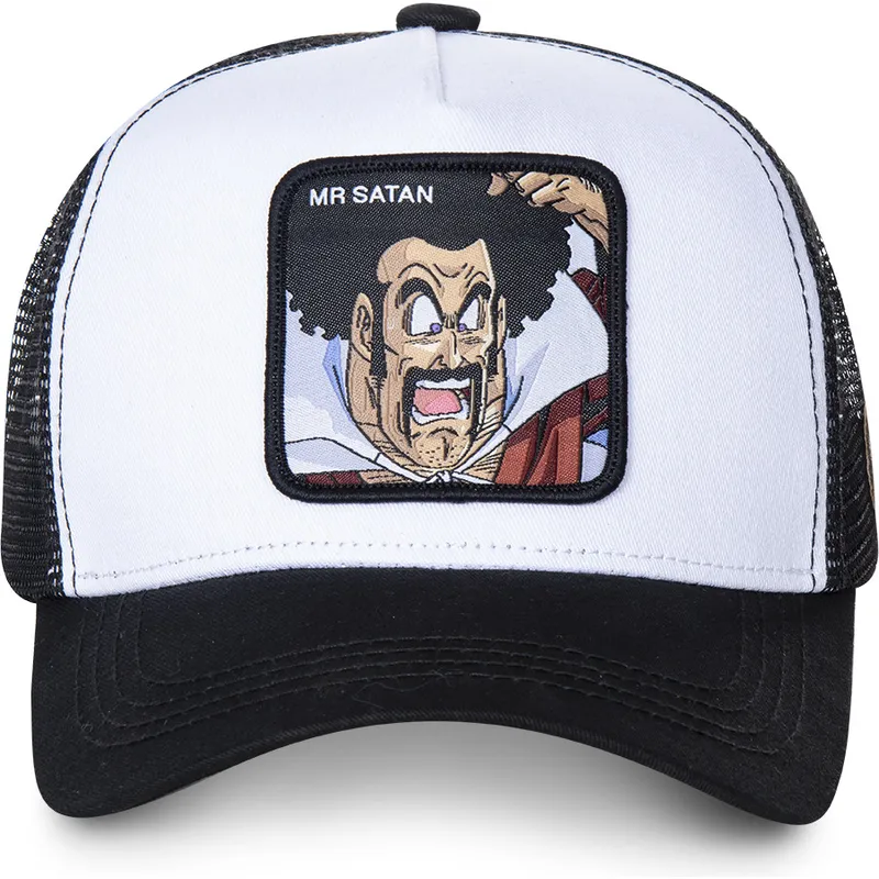 siltovka-zaoblena-biely-snapback-sat1-mr-satan-dragon-ball-capslab siltovka-zaoblena-biely-snapback-sat1-mr-satan-dragon-ball-capslab