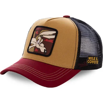 Cap zaoblená brown snapback Coyote Looney Tunes Capslab