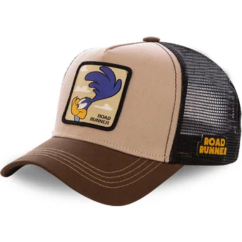 Šiltovka zaoblená hnedá snapback ROA2 Vták Uličník Looney Tunes Capslab