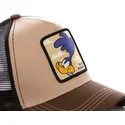 cap-zaoblena-brown-snapback-roadrunner-looney-tunes-capslab