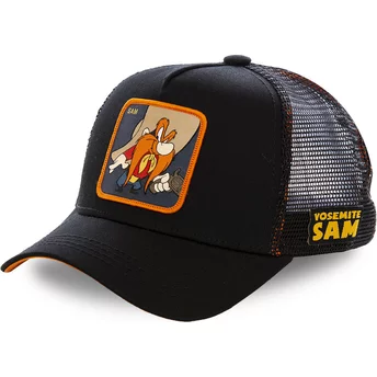 Capslab Yosemite Sam SAM1 Looney Tunes Trucker Cap schwarz
