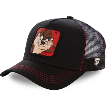 Šiltovky zaoblená čierna snapback Tasmanský diabol Looney Tunes Capslab