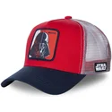 capslab-darth-vader-vad1-star-wars-trucker-kappe-in-rot-weiss-und-marineblau