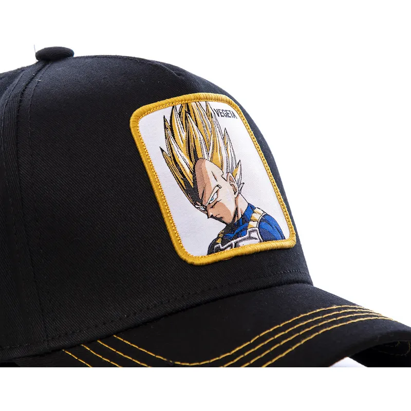 cap-zaoblena-black-snapback-vegeta-dragon-ball-capslab cap-zaoblena-black-snapback-vegeta-dragon-ball-capslab