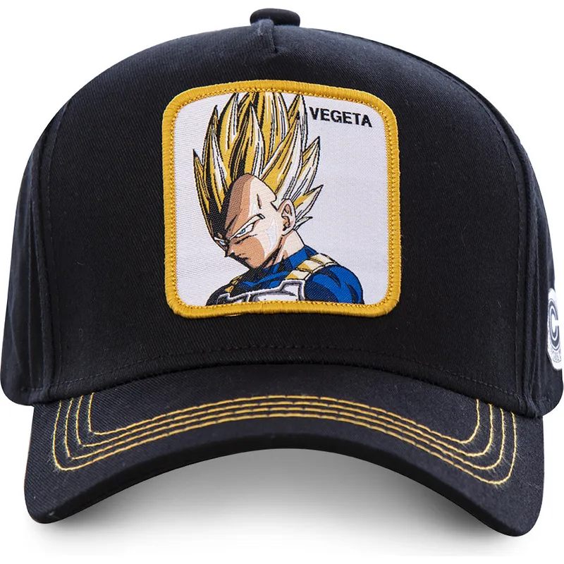 cap-zaoblena-black-snapback-vegeta-dragon-ball-capslab cap-zaoblena-black-snapback-vegeta-dragon-ball-capslab