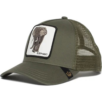 siltovka-zaoblena-zelena-snapback-elephant-the-farm-goorin-bros