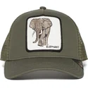 siltovka-zaoblena-zelena-snapback-elephant-the-farm-goorin-bros
