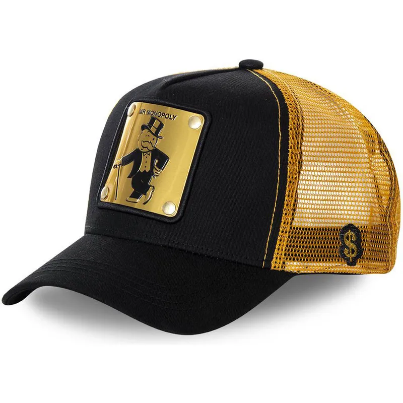 siltovka-zaoblena-cierna-snapback-uncle-money-rich-uncle-pennybags-monopoly-capslab