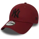 siltovka-zaoblena-cervena-nastavitelny-9forty-essential-new-york-yankees-mlb-new-era