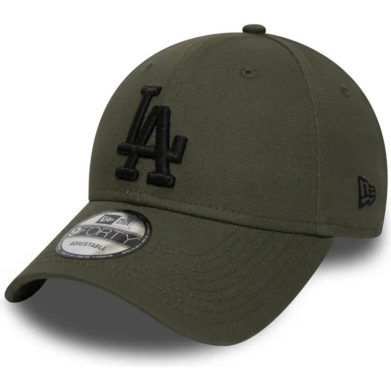 siltovka-zaoblena-zelena-nastavitelny-9forty-essential-los-angeles-dodgers-mlb-new-era