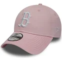 siltovka-zaoblena-ruzova-nastavitelny-9forty-essential-boston-red-sox-mlb-new-era