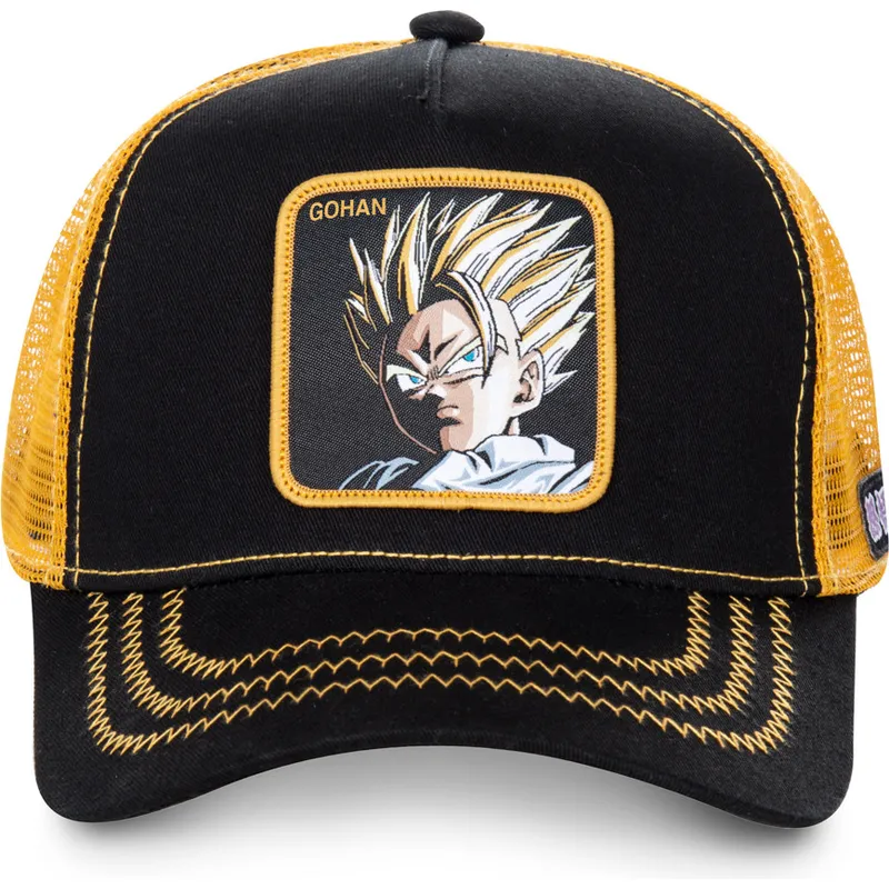 siltovka-zaoblena-cierna-snapback-super-saiyan-2-dbzsup-son-gohan-dragon-ball-capslab