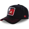 siltovka-zaoblena-cierna-snapback-knub-knuckles-the-echidna-sonic-the-hedgehog-capslab