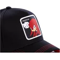 siltovka-zaoblena-cierna-snapback-knub-knuckles-the-echidna-sonic-the-hedgehog-capslab