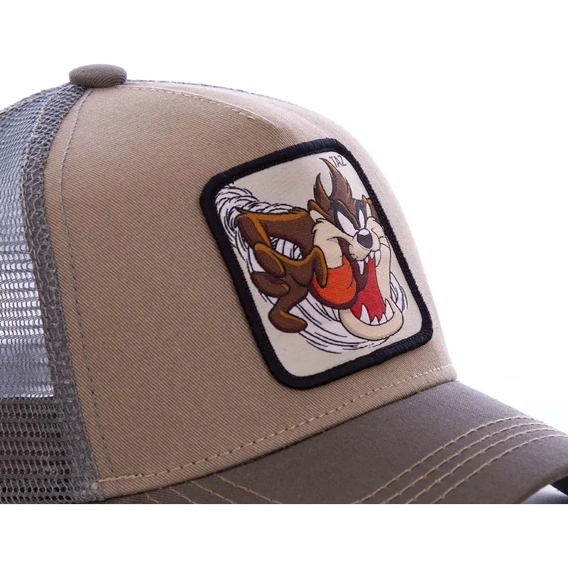 siltovka-zaoblena-hneda-snapback-tasmansky-diabol-looney-tunes-capslab